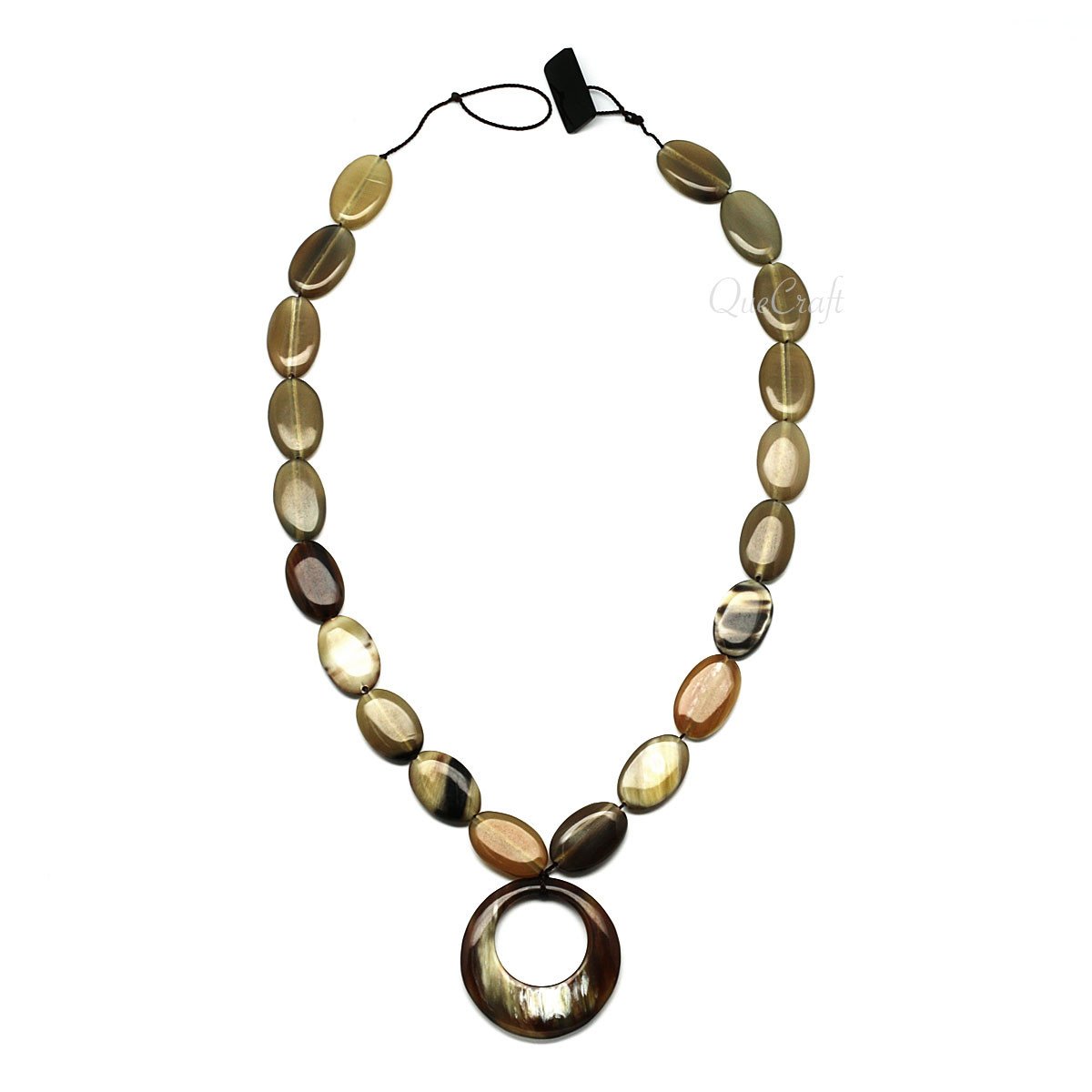 Horn String Necklace #4139 - HORN JEWELRY
