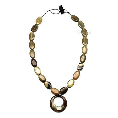 Horn String Necklace #4139 - HORN JEWELRY