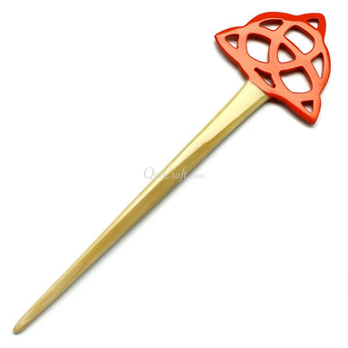 Horn & Lacquer Hair Stick #10462 - HORN JEWELRY