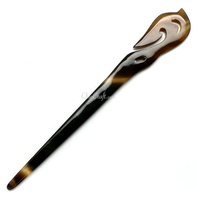 Horn Hair Stick #11297 - HORN JEWELRY
