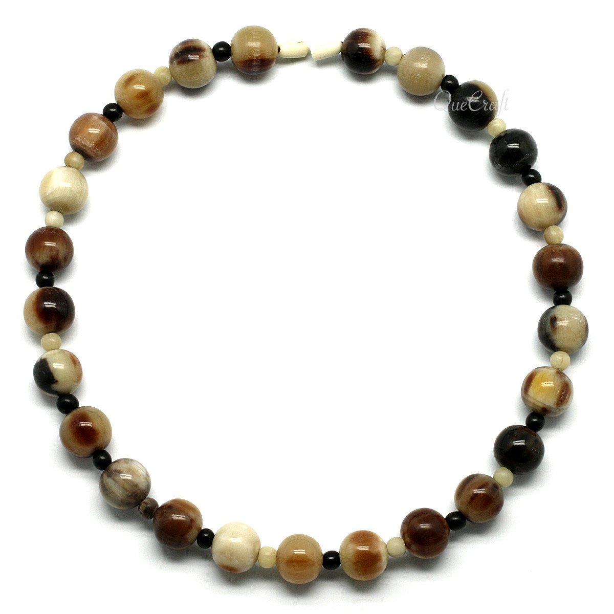 Horn Beaded Necklace #9761 - HORN JEWELRY