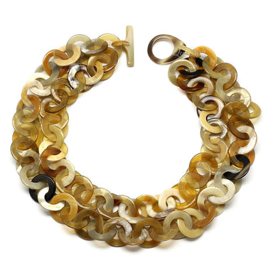 Horn Chain Necklace #9696 - HORN JEWELRY