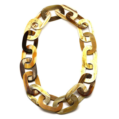 Horn Chain Necklace #5335 - HORN JEWELRY
