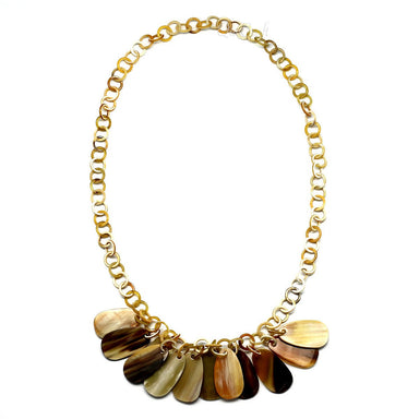 Horn Chain Necklace #9708 - HORN JEWELRY