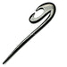 Horn Hair Stick #10646 - HORN JEWELRY