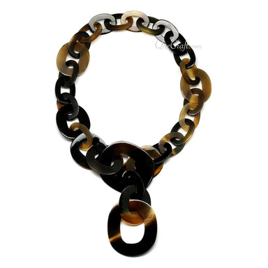 Horn Chain Necklace #11037 - HORN JEWELRY